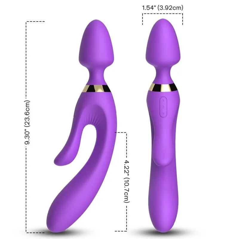 Vibromasseur Étanche En Silicone Rechargeable