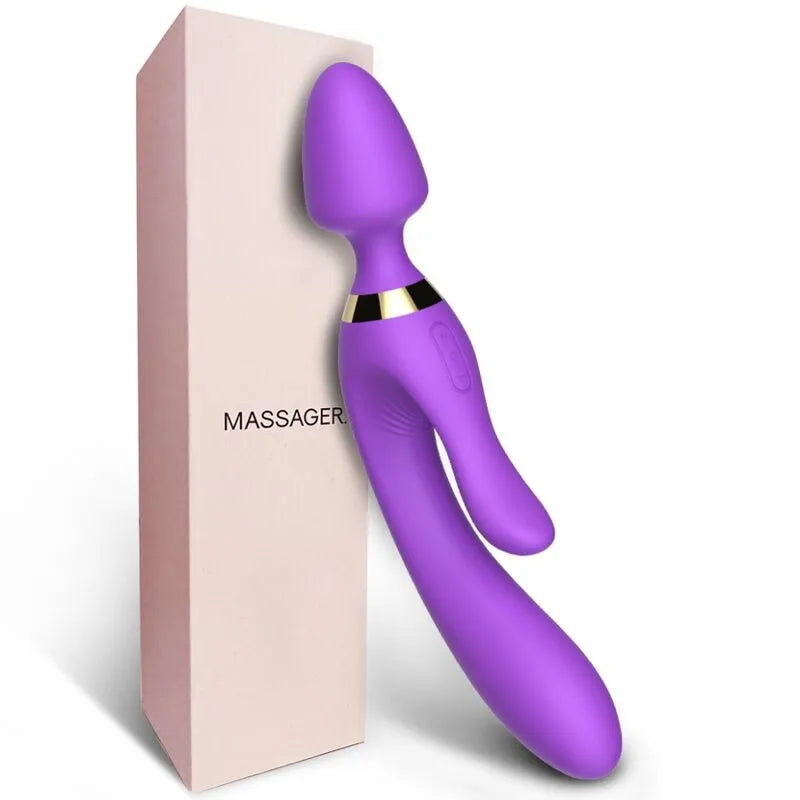 Vibromasseur Étanche En Silicone Rechargeable