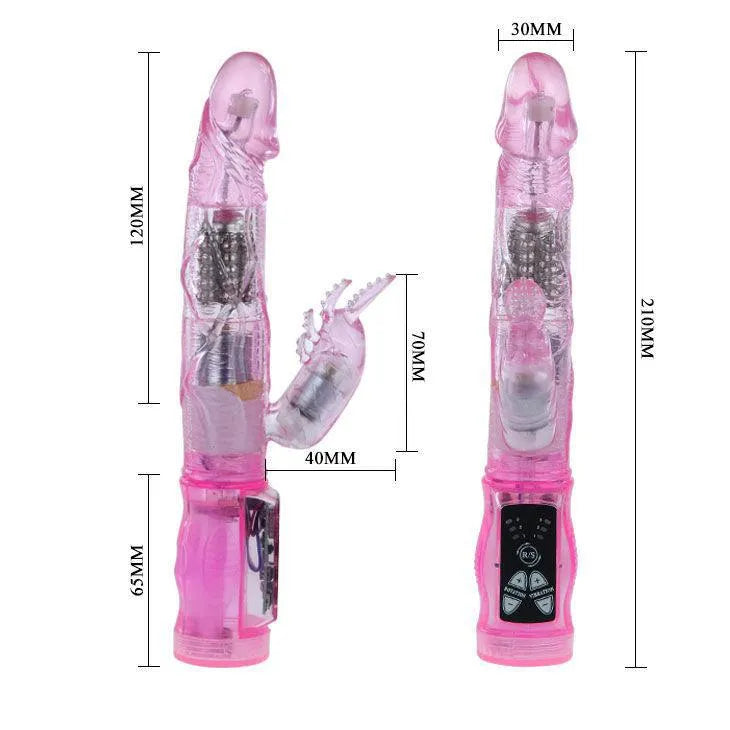 Vibromasseur Étanche High-Tech Multi-Usages En Gélatine