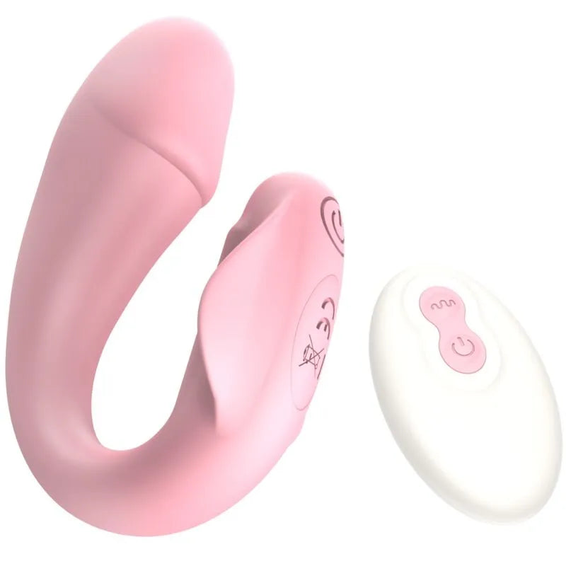 Vibromasseur Étanche Rose Télécommande Bluetooth