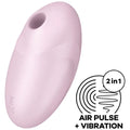 Vibromasseur Étanche Silicone Double Stimulation