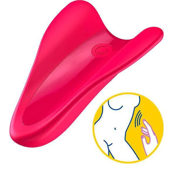 Vibromasseur Étanche Silicone Jaune Fuchsia