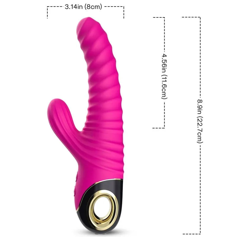 Vibromasseur Étanche Silicone Médical Rechargeable