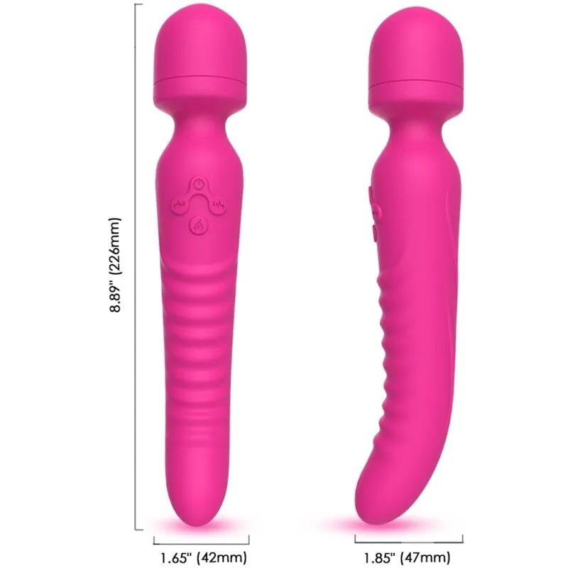 Vibromasseur Étanche Silicone Médical Rechargeable