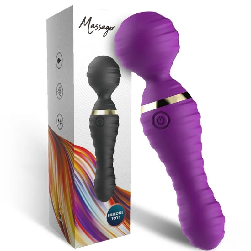 Vibromasseur Étanche Silicone Médical Rechargeable