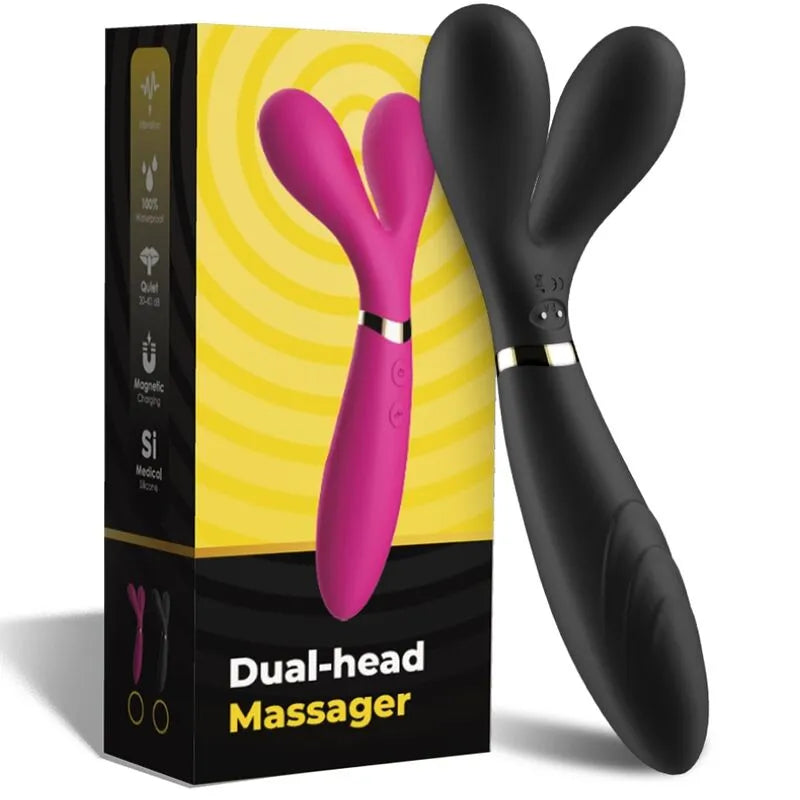 Vibromasseur Étanche Silicone Médical Rechargeable