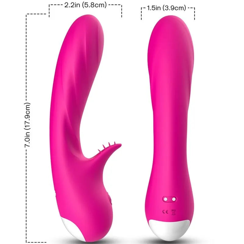 Vibromasseur Étanche Silicone Médical Stimulation Point G