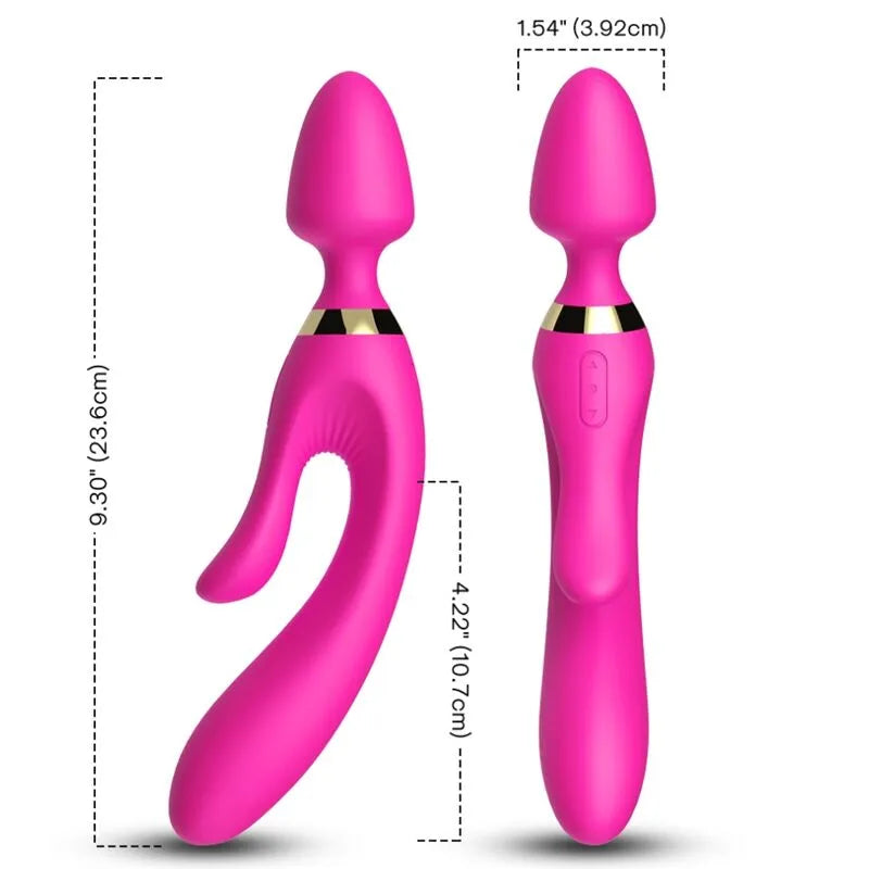 Vibromasseur Étanche Silicone Recharge Usb Couples