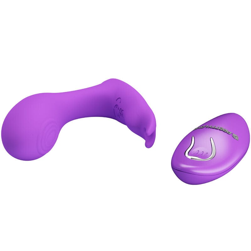 Vibromasseur Télécommandé Silicone Violet Rechargeable