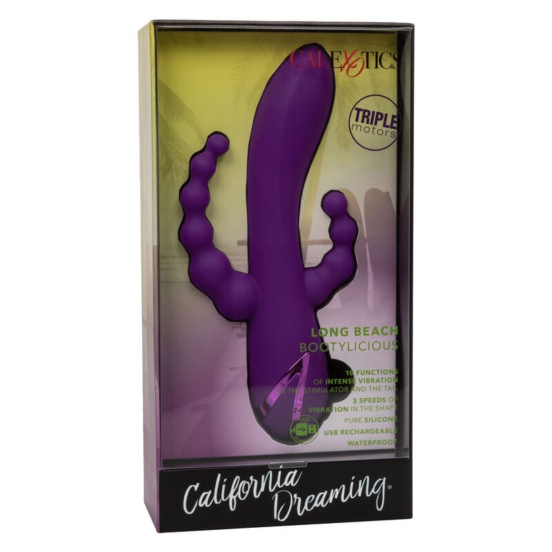 Vibromasseur Triple Action Silicone Rechargeable Waterproof