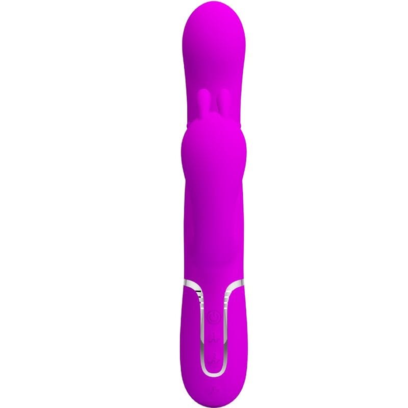 Vibromasseur Triple Stimulation Silicone Élégant