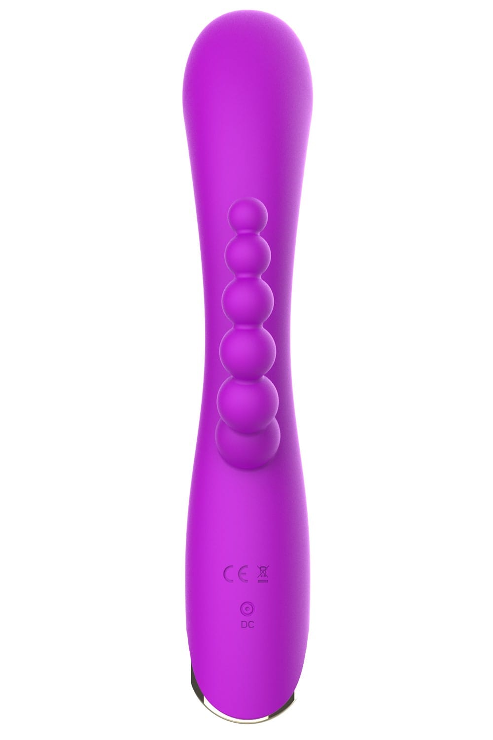 Vibromasseur triple stimulation très puissant violet USB - WS-NV062PUR