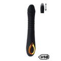Vibromasseur Va-Et-Vient Silicone Noir 18 Modes