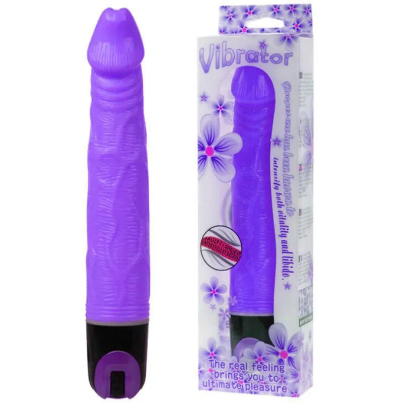 Vibromasseur Veiné Lilas Multivitesse