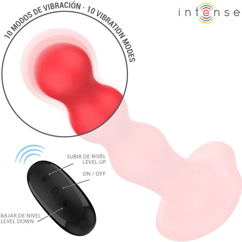 Vibromasseur Ventouse Silicone Rouge Étanche