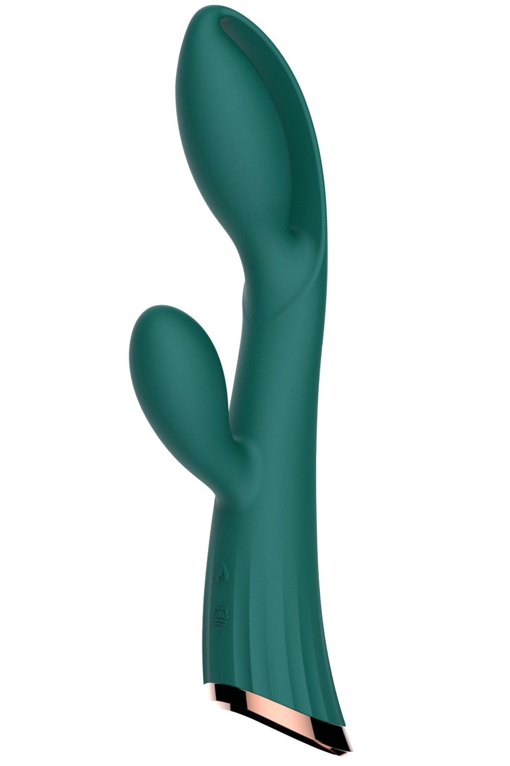 Vibromasseur vert avec stimulateur de clitoris LRIS USB - LRISGREEN