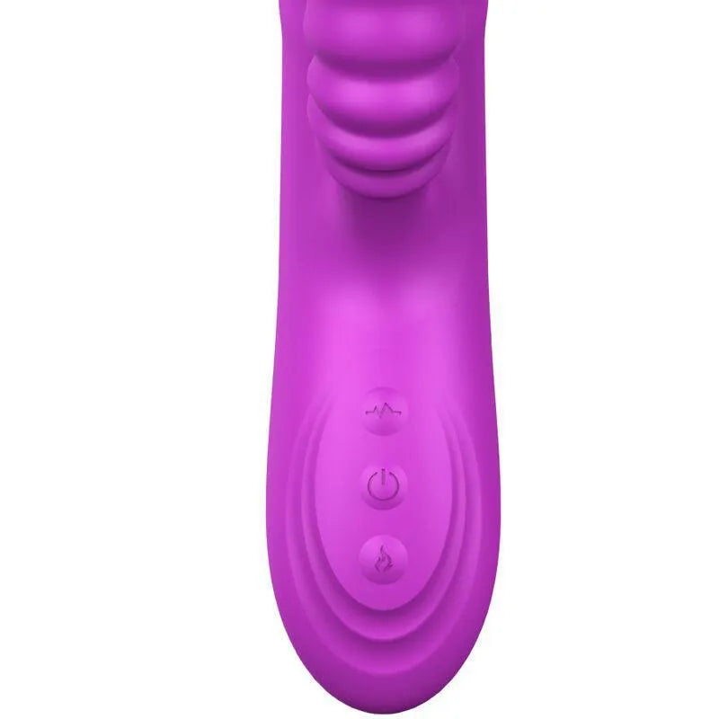 Vibromasseur Violet Silicone Chauffant Armony
