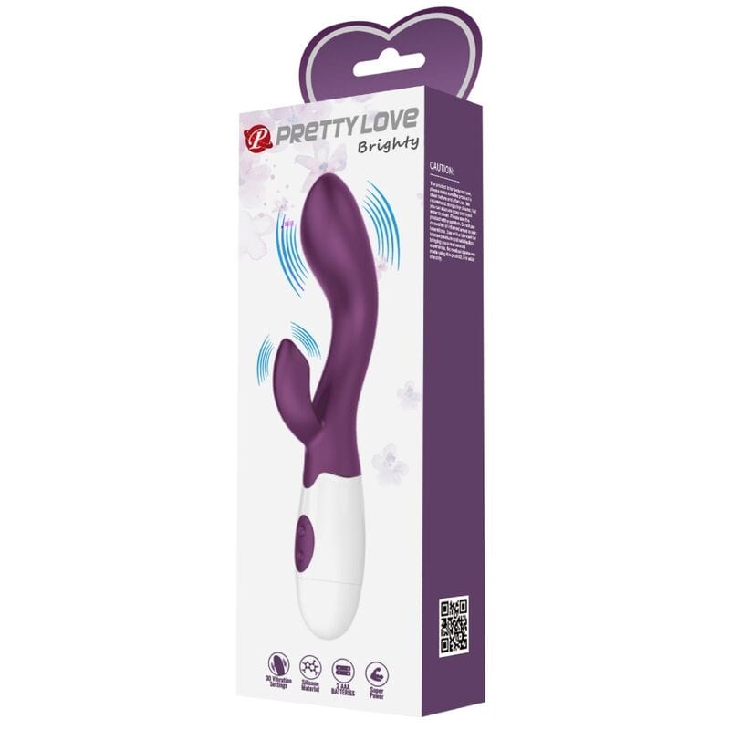 Vibromasseur Violet Stimulation Double Silicone 30 Fonctions