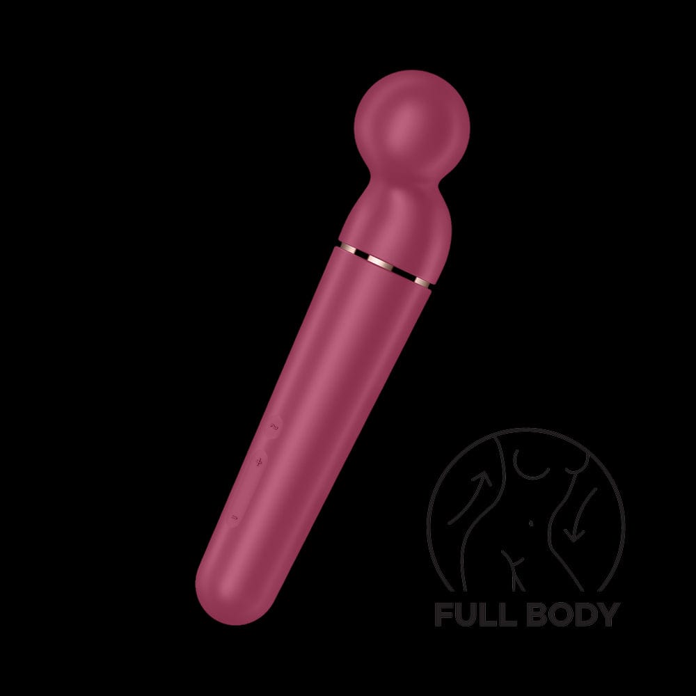 Vibromasseur wand rouge USB 60 vibrations Planet Wand-er Satisfyer - CC597844