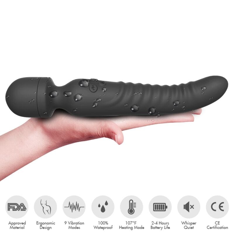 Vibromasseur Waterproof En Silicone Médical Rechargeable