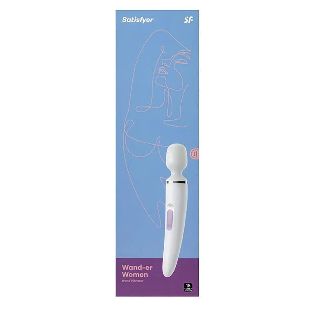 Vibromasseur Xxl Blanc Waterproof Usb Satisfayer