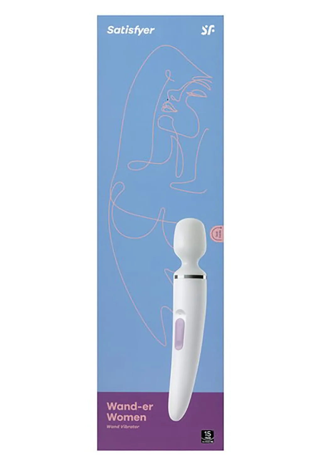 Vibromasseur Xxl Blanc Waterproof Usb Satisfayer