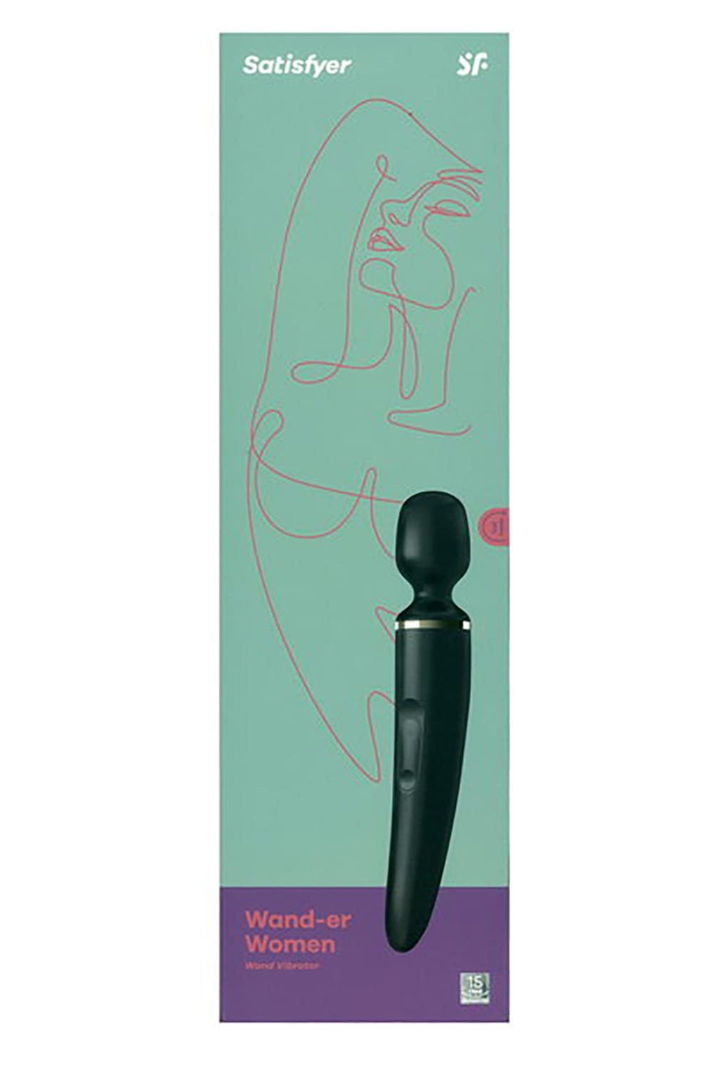 Wand vibromasseur XXL noir Satisfyer - CC5972320010