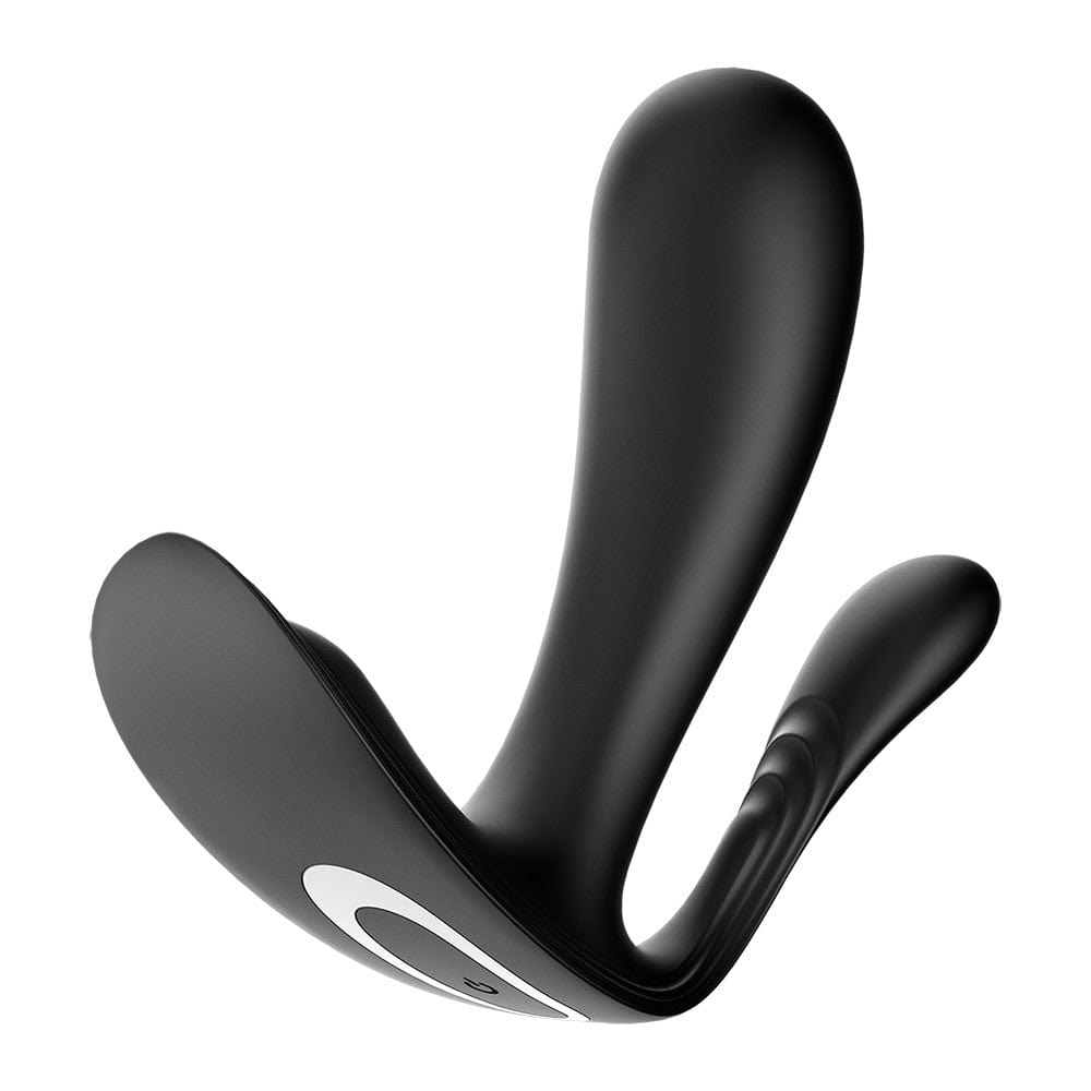 3 en 1 Vibromasseurs et stimulateur clitoridien noir connecté Top Secret + Satisfyer - CC597754