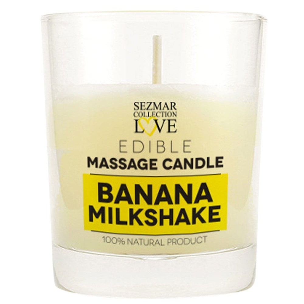 Bougie de massage milshake banane 100ml - SEZ047