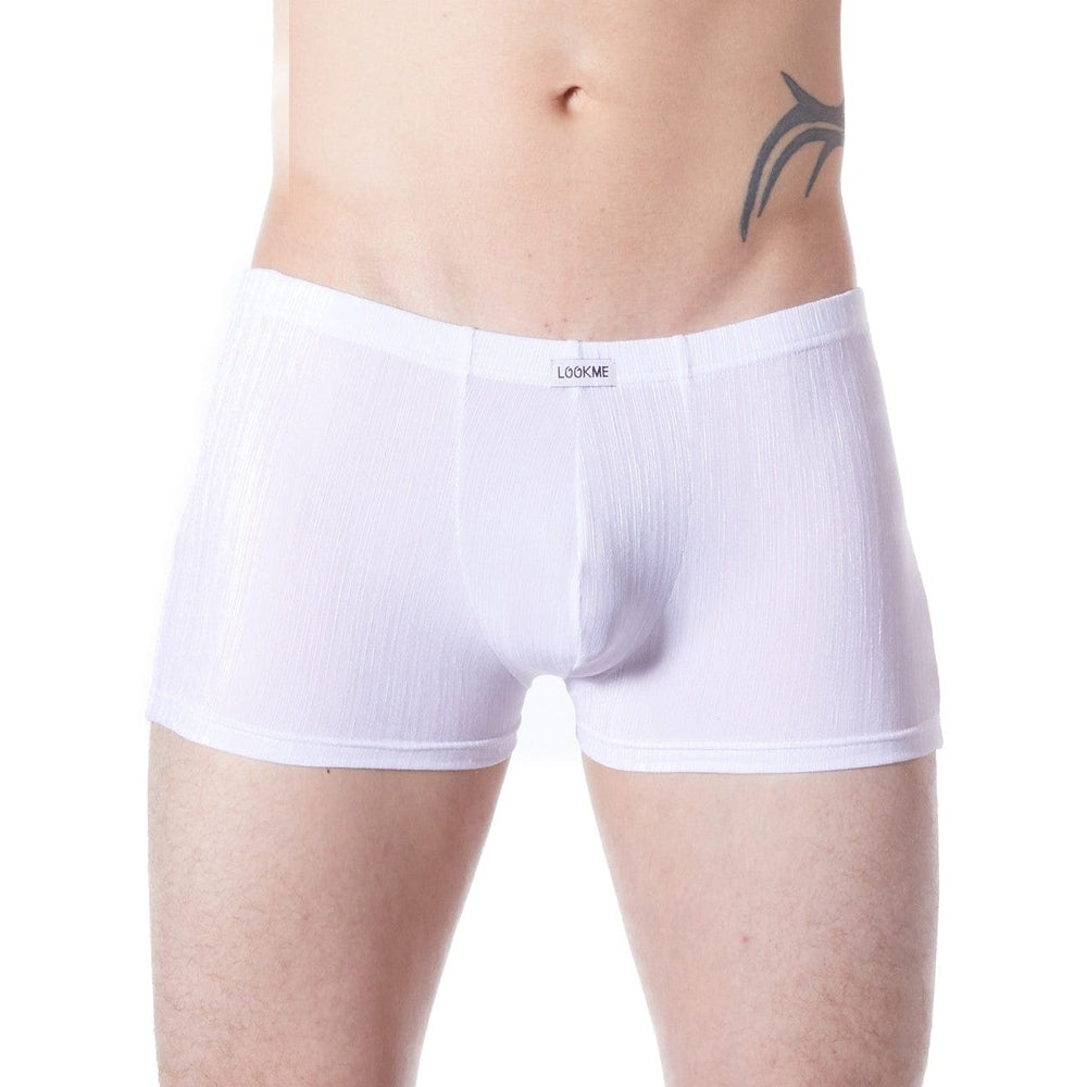 Boxer blanc confortable élégant - LM801-67WHT