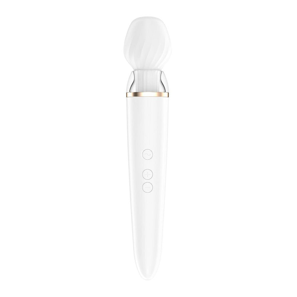 Double wand blanc connecté USB Double Wand-er Satisfyer - CC597556