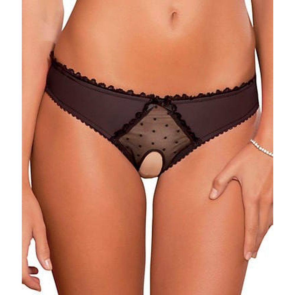 Panty ouvert - REN1046-BLK