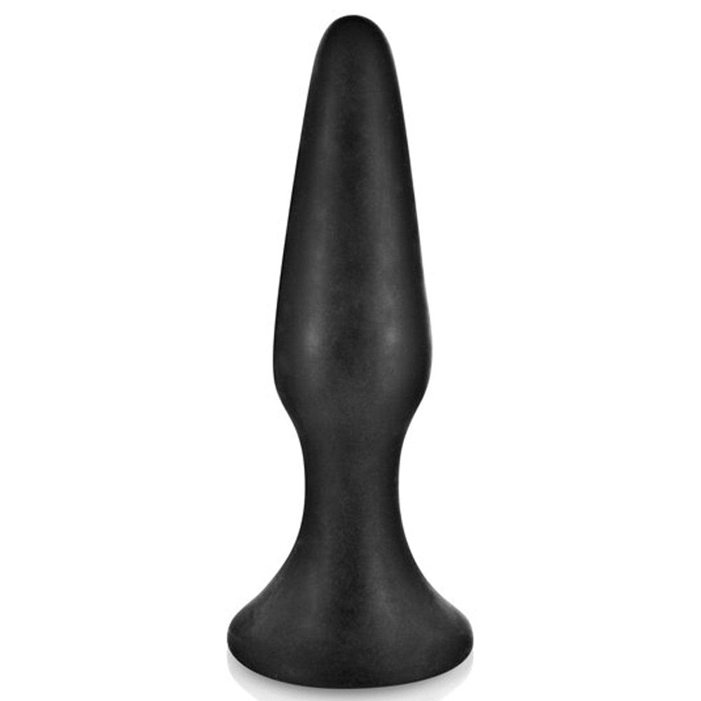 Plug anal noir 12.5cm avec ventouse - CC5700402010