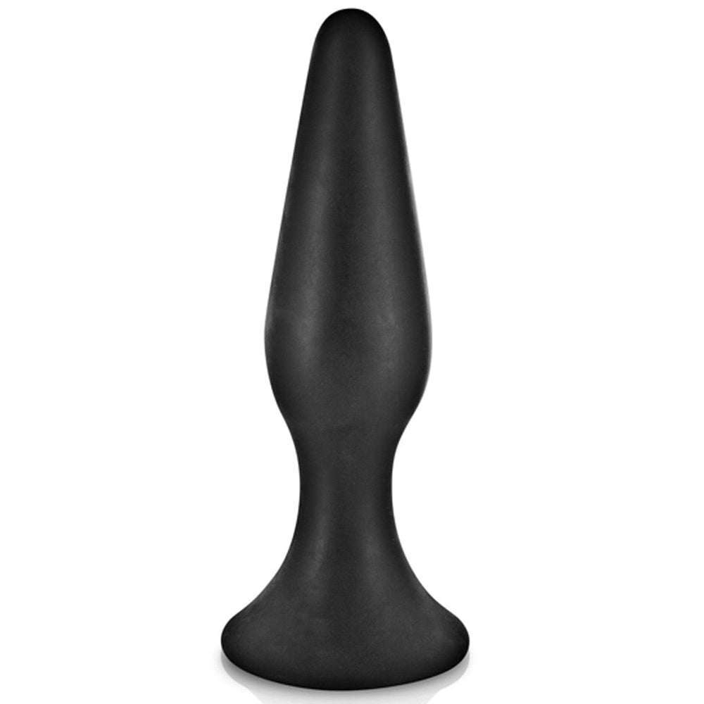 Plug anal noir 15cm avec ventouse - CC5700403010