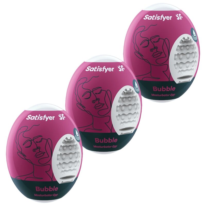 SATISFYER 3 OEUFS MASTURBATEUR - BUBBLE