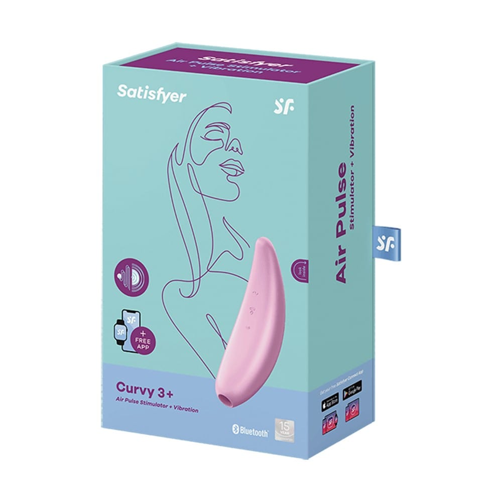 Stimulateur rose connecté Curvy 3+ Satisfyer - CC5972430050