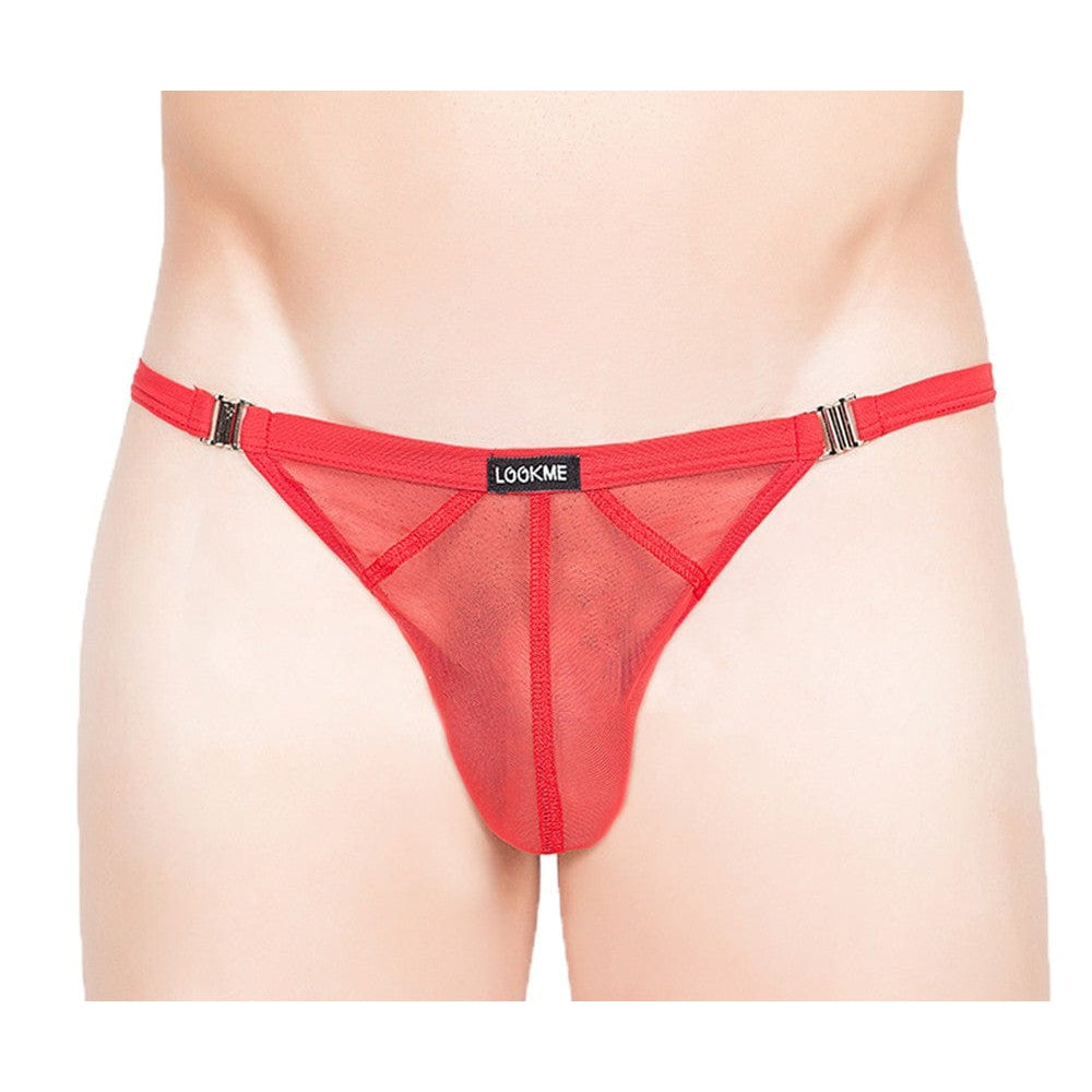 Stripper string rouge Malibu 2 - LM92-58RED