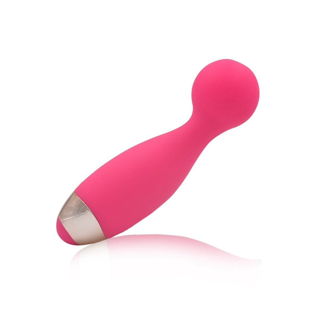 Vibromasseur stimulateur rose de poche 10 programmes USB - CR-CAV004