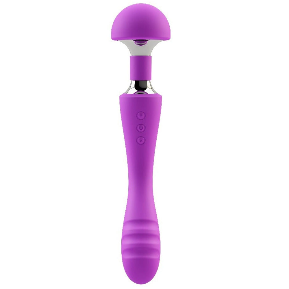 Vibromasseur wand violet puissant double fonction USB - WW-I7PUR